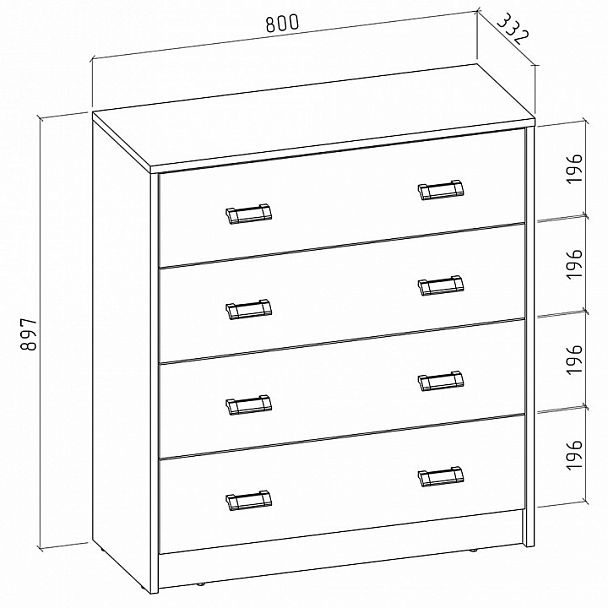Комод Имидж-804 - Вид 2