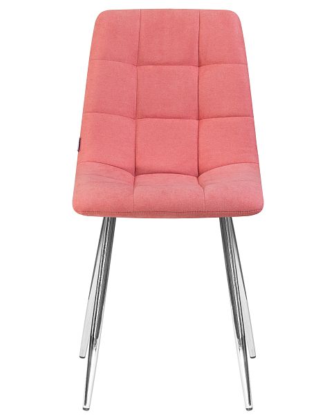 Стул обеденный DOBRIN ALEX (хром ножки, розовая ткань (UF860-05B)) - Вид 6