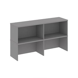 Стайл Проджект Надставка на тумбу 2 яруса SN.NT-104 Серый Пепел 1232*400*800 - Фото предпросмотра