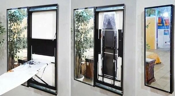 Гладильная доска "Смарт" с зеркалом венге - Вид 5