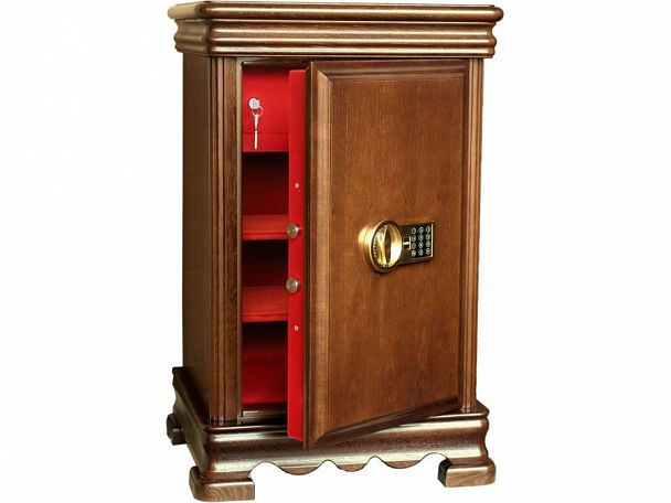 Взломостойкий сейф в дереве VALBERG КАРАТ-67T EL Д - Вид 1