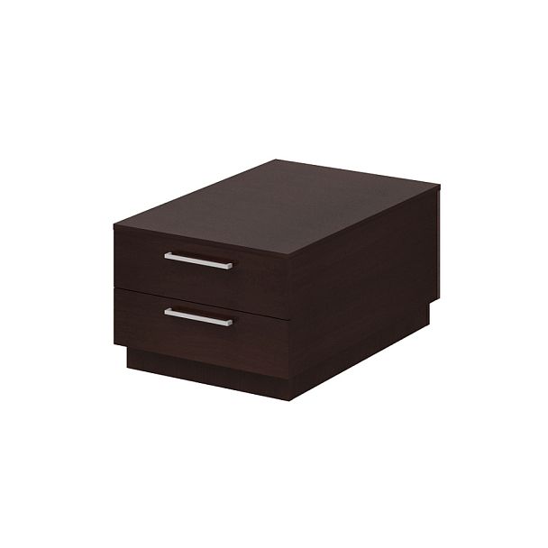 Тумба опорная малая "Спикер"  ПК-СПК-ТМО90Х60-В2-974 темный орех - Вид 1