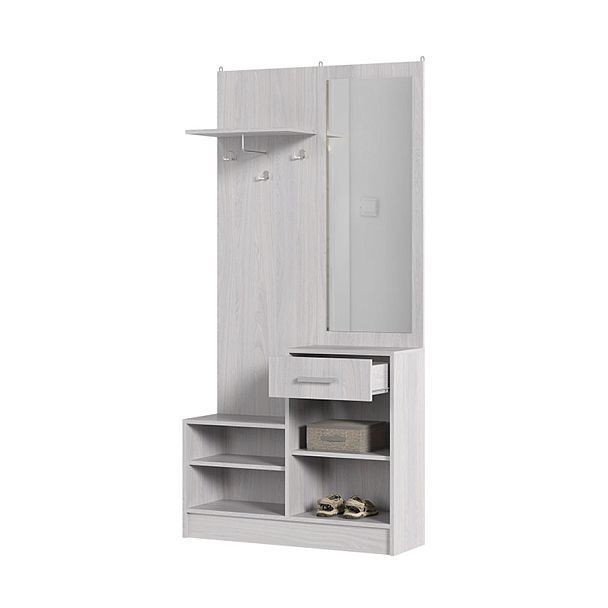 Прихожая "Дебора" (900х1840х292) анкор/анкор - Вид 2