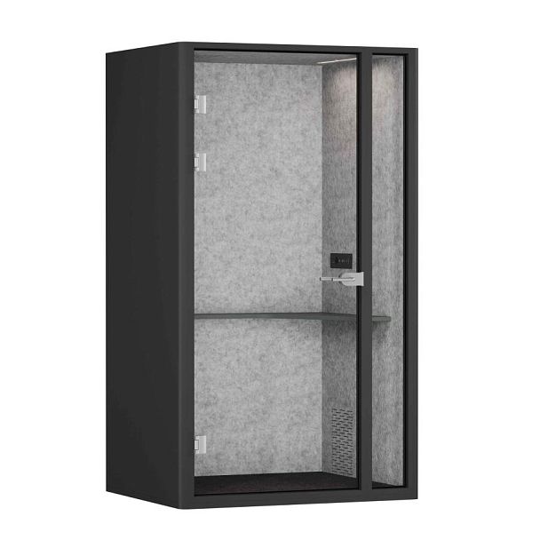 SoundCube RV UNO+ з/с-глухая  SDC-1.2-WA Антрацит/Зимний Лес/Антрацит/Прозрачный/Серый 1300*1070*2278 - Вид 1