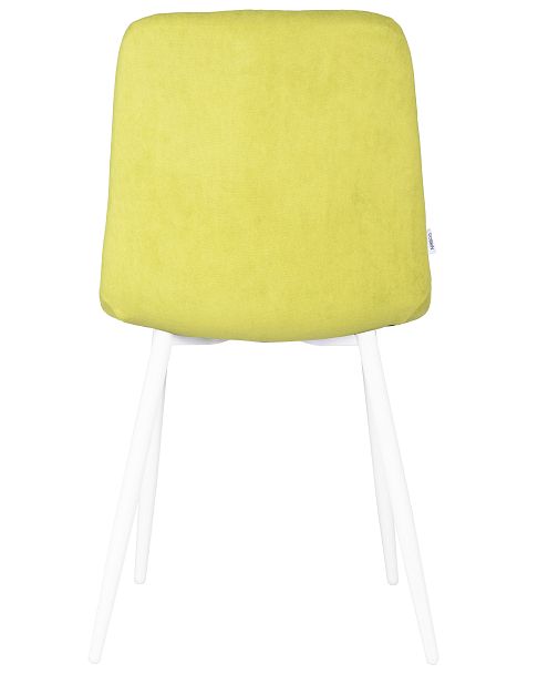 Стул обеденный DOBRIN CHILLY ROMBO (Лайм Simple 14, основание белый) - Вид 5