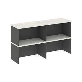 Стайл Проджект Надставка на тумбу 2 яр. SN.NT-104 Антрацит/Дуб Наварра 1232*400*800 - Фото предпросмотра