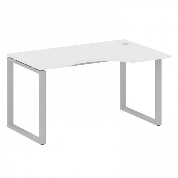 Стол "Metal System" БО.СА-2 белый/серый - Вид 1