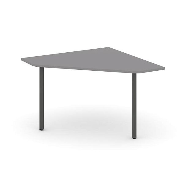 Стайл Проджект Угловой элемент переговорного стола SN-4.UPRG-031 Серый Пепел/Металл Антрацит 1180*11 - Вид 1