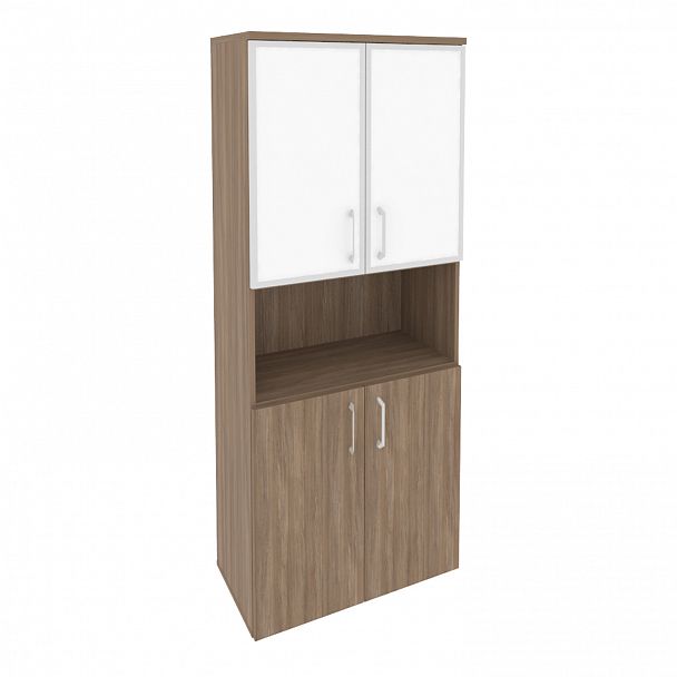 Шкаф "Onix" O.ST-1.4R white/black дуб аризона - Вид 2