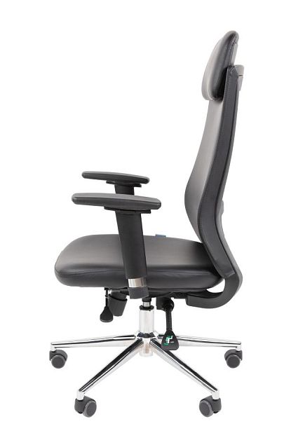 Офисное кресло Chairman 500LUX Россия экокожа черный - Вид 7