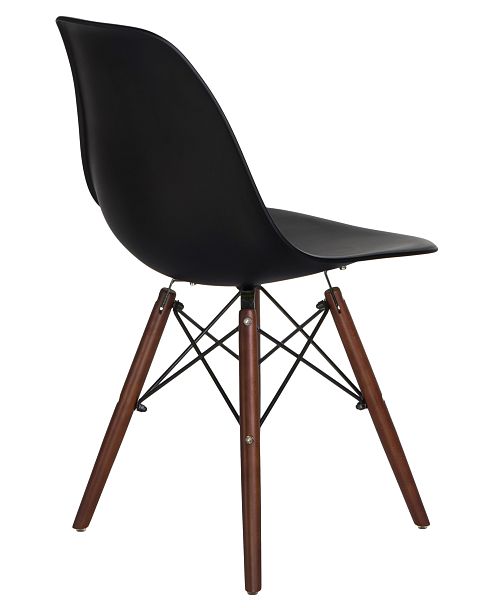 Стул обеденный LMZL-PP623 (ножки тёмный бук, цвет сиденья чёрный) - Вид 4