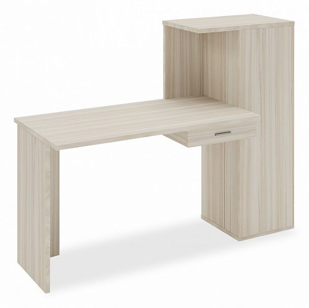 Стол письменный Домино Lite СКЛ-ПРЯМ120+ШК Карамель/Шамони - Вид 1