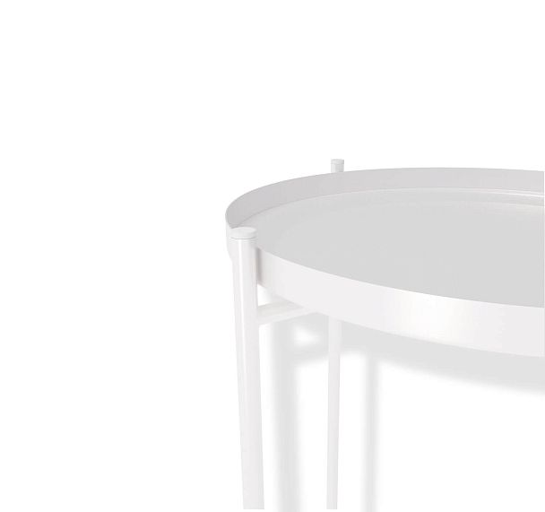 Столик журнальный Sheffilton SHT-CT8 белый муар - Вид 4