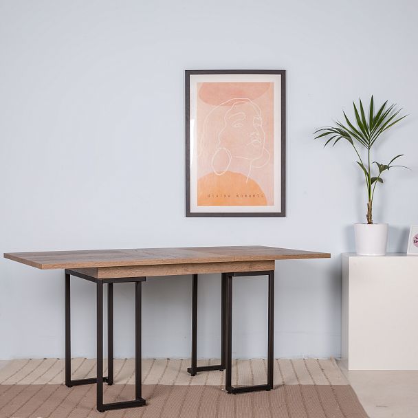 Стол раскладной обеденный Loft 120 Дуб табак - Вид 12