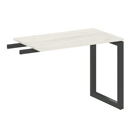 Metal System Quattro Приставной элемент на О-образном м/к 50БО.ПР-3 Дуб наварра/Антрацит металл 1000*600*750 - Фото предпросмотра