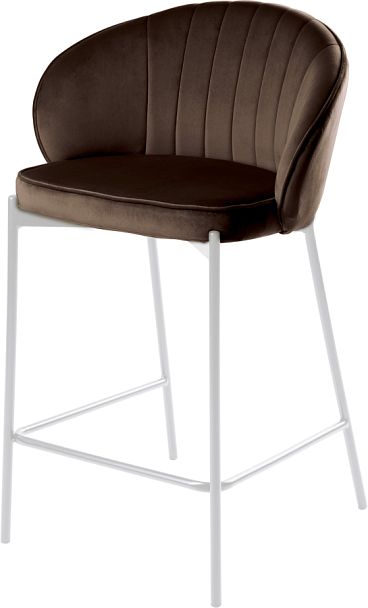Комплект полубарных стульев Миэль коричневый/белый, 3 шт. - Вид 1