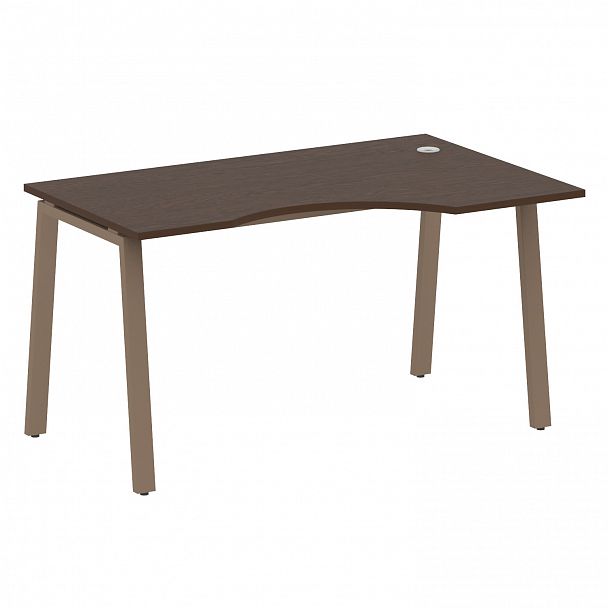 Стол "Metal System" БА.СА-2 венге/мокко - Вид 1
