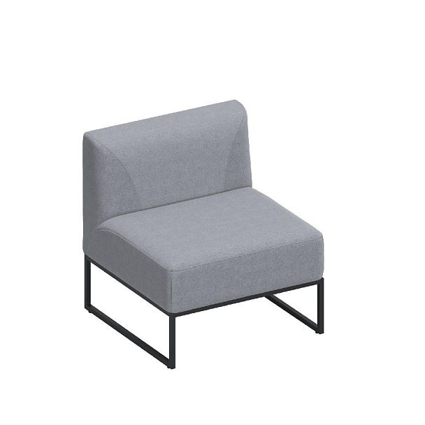 Секция прямая Мейджик / Magic Mg/pr ткань серая AU 18 - Вид 1