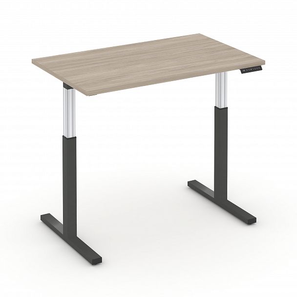 Стол электроподъемный "MOVE UP" MV.SE-2.7 Антрацит металл / Дуб Аттик - Вид 2
