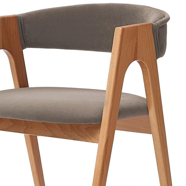 Стул деревянный Кайто Бук натуральный/Латте - Вид 4