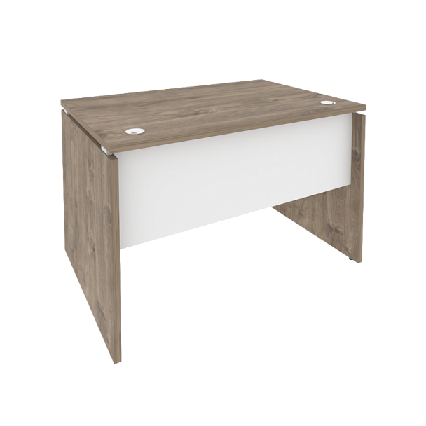 Onix Стол письменный O.SP-2.8 Тиквуд темный/Белый бриллиант 1180*800*750 - Вид 1