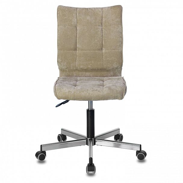 Кресло BRABIX "Stream MG-314", без подлокотников, пятилучие серебристое, ткань, песочное, 532396, MG-314_532396 - Вид 6