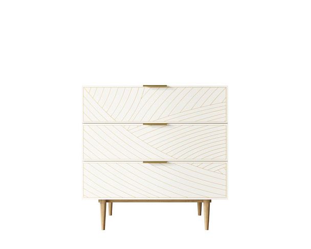 Комод с тремя ящиками Line LN12/GR1/beige - Вид 1