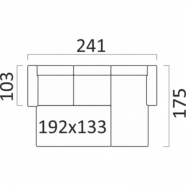 Угловой диван "Дублин" с канапе - Вид 6