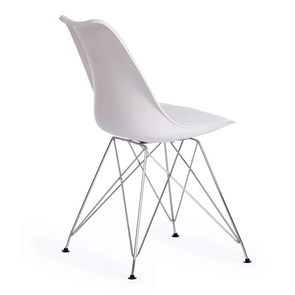 Стул Тулип Айрон Чаир/Tulip Iron Chair (мод.EC-123)/1 шт. в упаковке, металл/пластик, white (белый) - Вид 3