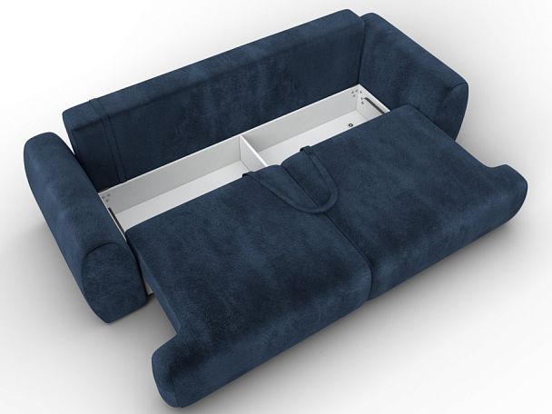 Диван прямой Лига-115 НПБ Велюр синий - Вид 7