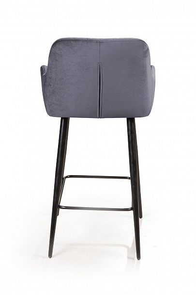 Стул полубарный Robert, бархат серый 27 - Вид 6