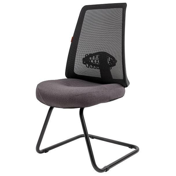 Офисное кресло CHAIRMAN 535V, ткань/сетка, черный/серый - Вид 2