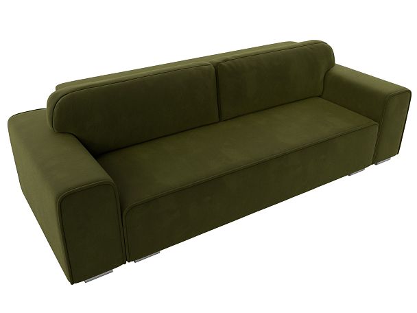 Прямой диван Лига-029 Микровельвет зеленый - Вид 5