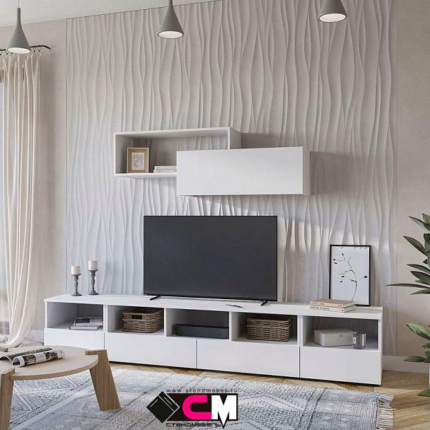 Хелен ПЛ 01 Полка (1,402х0,472х0,330) белый/дуб крафт золото - Вид 3