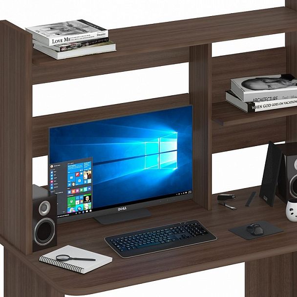 Стол компьютерный Домино Lite СКЛ-Прям120Р+НКЛ-120 Шамони - Вид 3