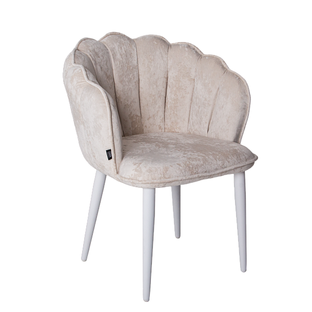 Стул Тиффани, велюр Monaco 01, ножки металл RAL 9003 - Вид 2