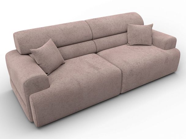 Диван прямой Лига-109 НПБ Велюр бежевый - Вид 6