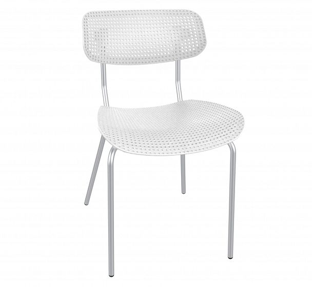 Стул Точка Роста  Sheffilton SHT-S85М белый/хром лак, стопируемый - Вид 2