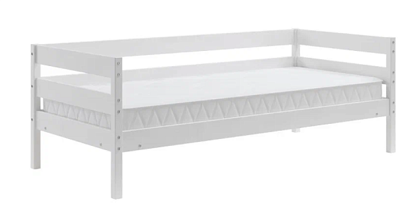 Кровать-тахта деревянная Мечта 5 900х2000, береза, цвет белый - Вид 2