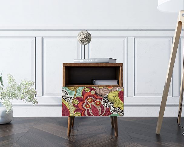 Тумбочка "Berber" с одним ящиком 6 принт - Вид 5