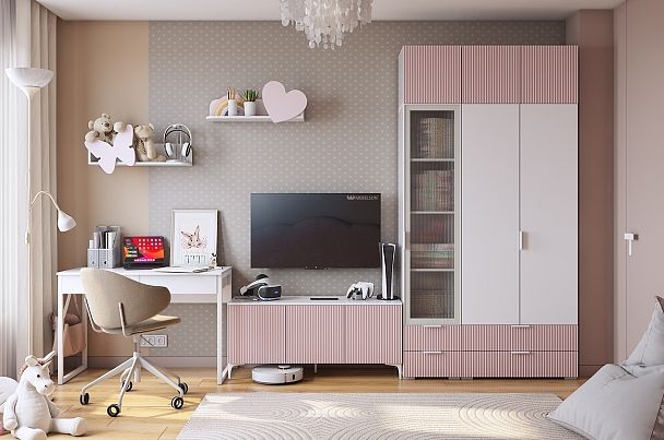 Комплект детской мебели "Зефир К2" (3500х580х2300) ДК02Зефир.3102 - Вид 2