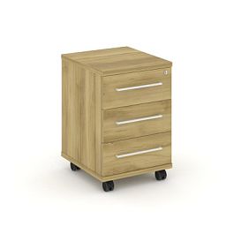 Rift Тумба мобильная усиленная RF.TM-002 Дуб Винченцо/Металл Белый 416*460*615 - Фото предпросмотра