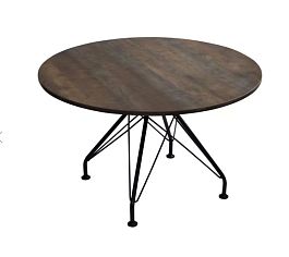 Стол журнальный ЖС-04 ЛДСП d800 СОСНА САНТОРИНИ - Фото предпросмотра