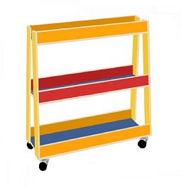 Стеллаж для спортинвентаря, цветной - Фото предпросмотра