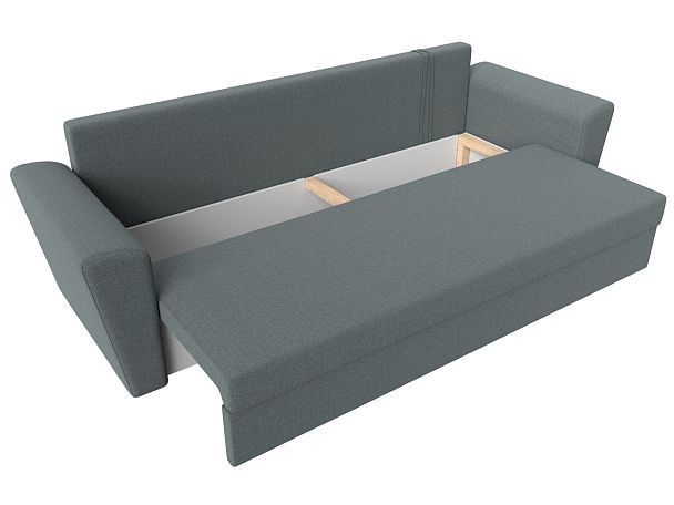 Диван прямой Амстердам Лайт Рогожка серый - Вид 7