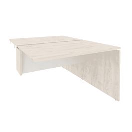 Onix Стол-приставка двойной к опорным элементам O.D.SPR-2.8 Денвер светлый/Белый бриллиант 1180*1635*750 - Фото предпросмотра