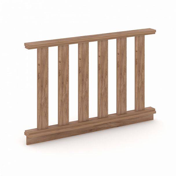 Барьер для зала суда "KODEX" KD.BZ-13 Дуб Табак - Вид 1