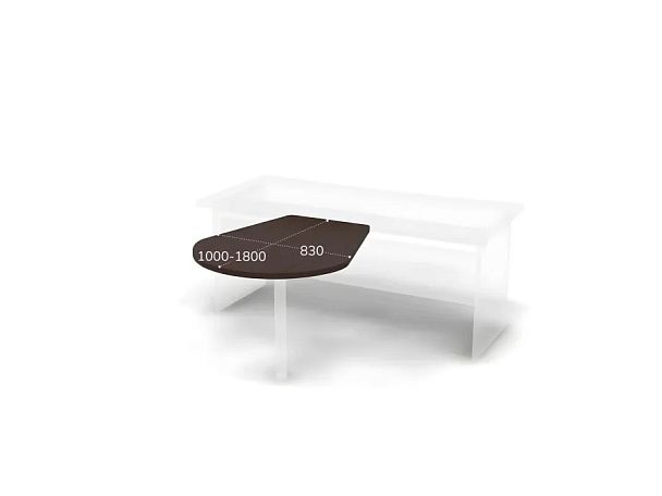 БЕРЛИН / BERLIN Брифинг (без опоры) 1200х830х28 Венге - Вид 2