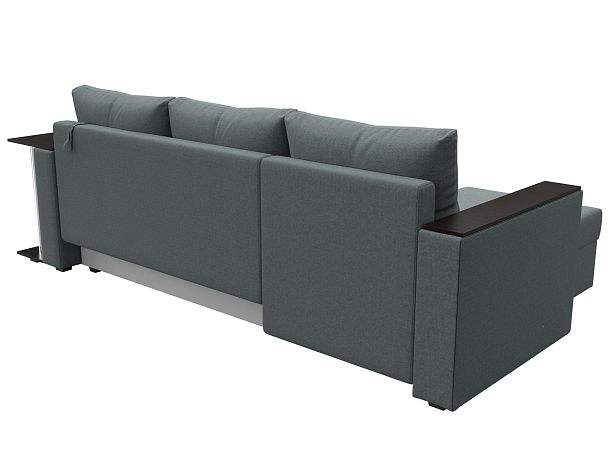 Диван угловой Атланта Лайт левый угол Рогожка серый - Вид 5