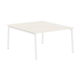 Стол 2-х местный ELWST 1316 Ясень Траун/Белый 1360х1606х750 EDIS - Фото предпросмотра